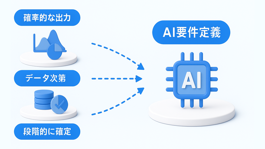 AIプロジェクトの要件定義が通常と違う3つの点