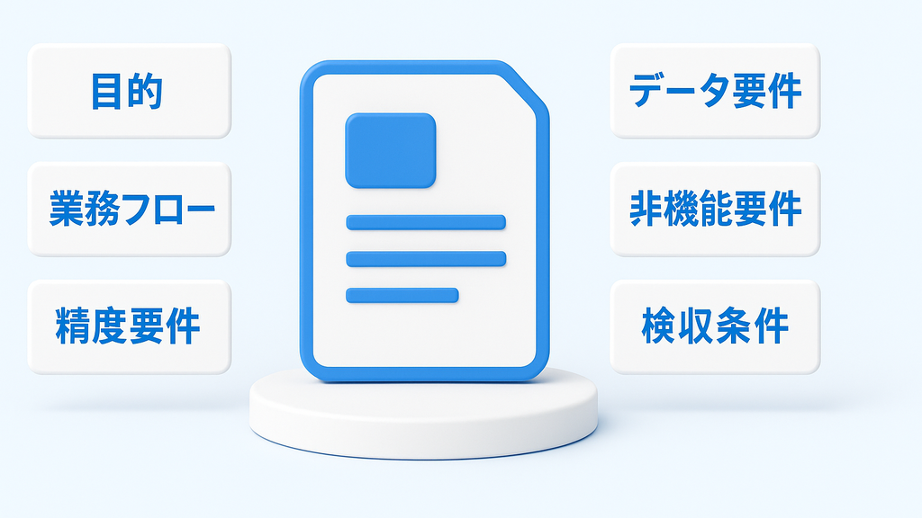 AI要件定義書に書く項目