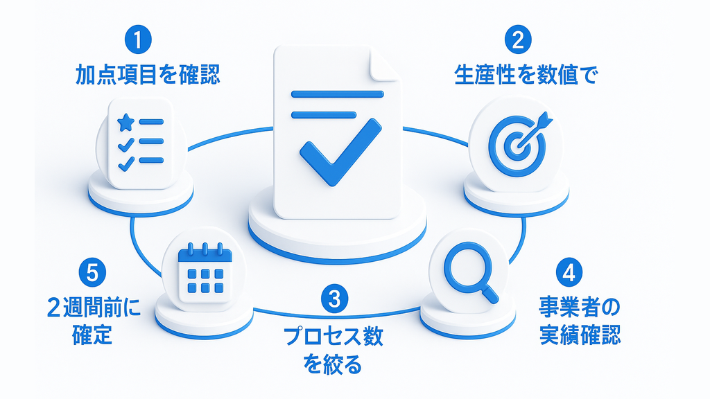 採択率を上げる5つのコツ