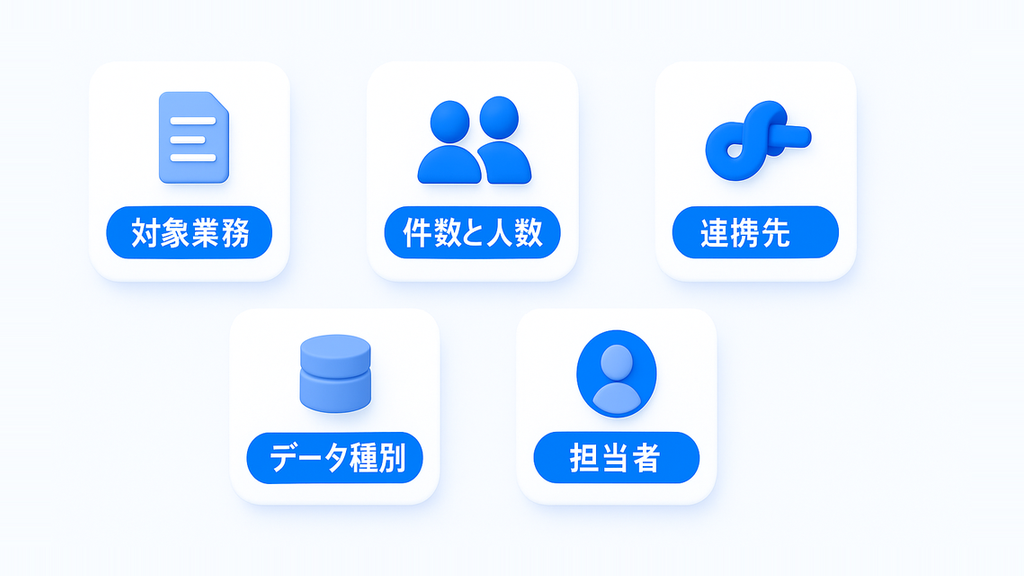 AIエージェントを比較する前に準備する5項目