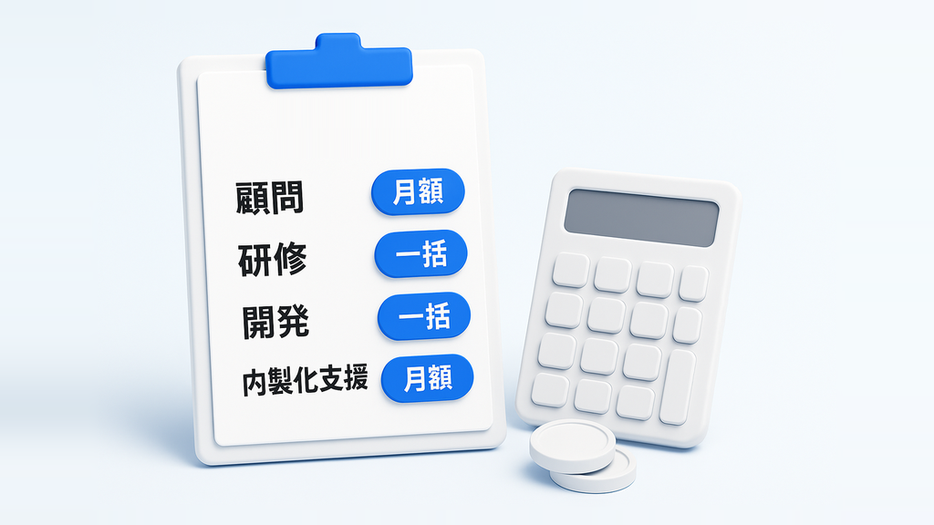 AI導入支援の費用目安