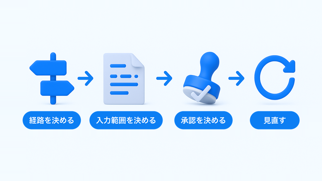 社内ルールを決める4つの手順